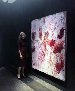 Aida Tomescu, 'Folded into the white of my words', Installation, 2019, Oil on Belgian linen, 190 x 153cm each