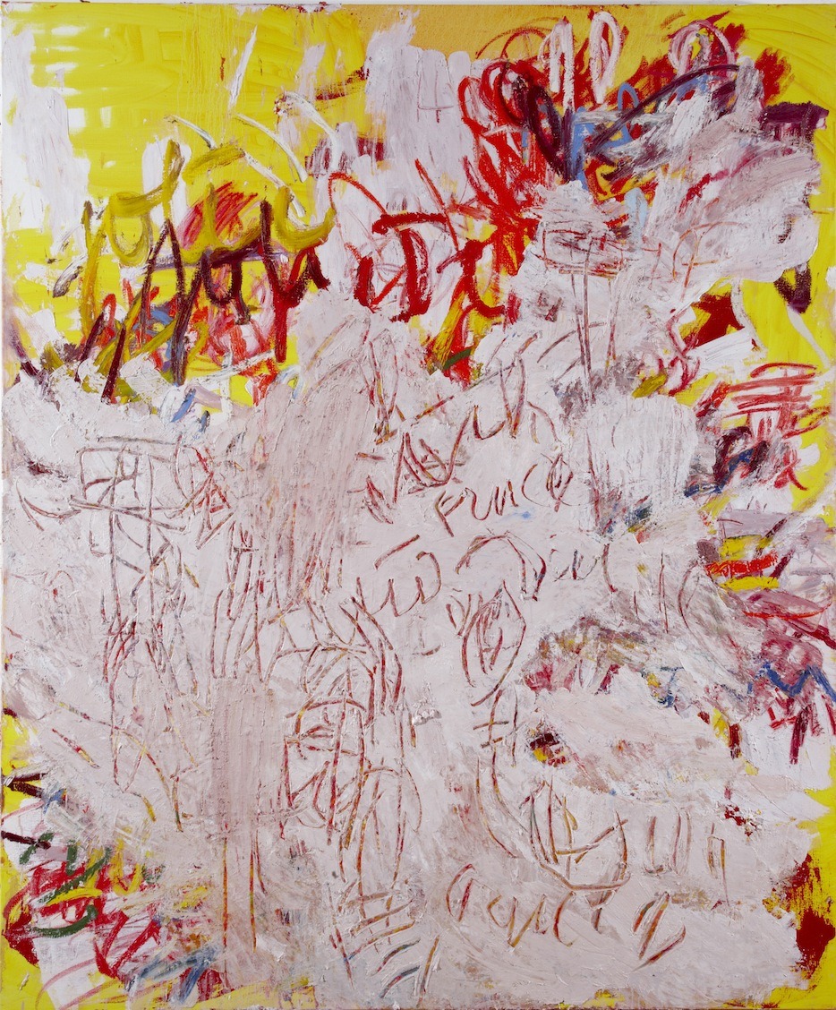 Aida Tomescu, 'Tierkreis 2009' and 'Anemone 2009' oil, pastel and oil pigment on linen 184 x 154 cm