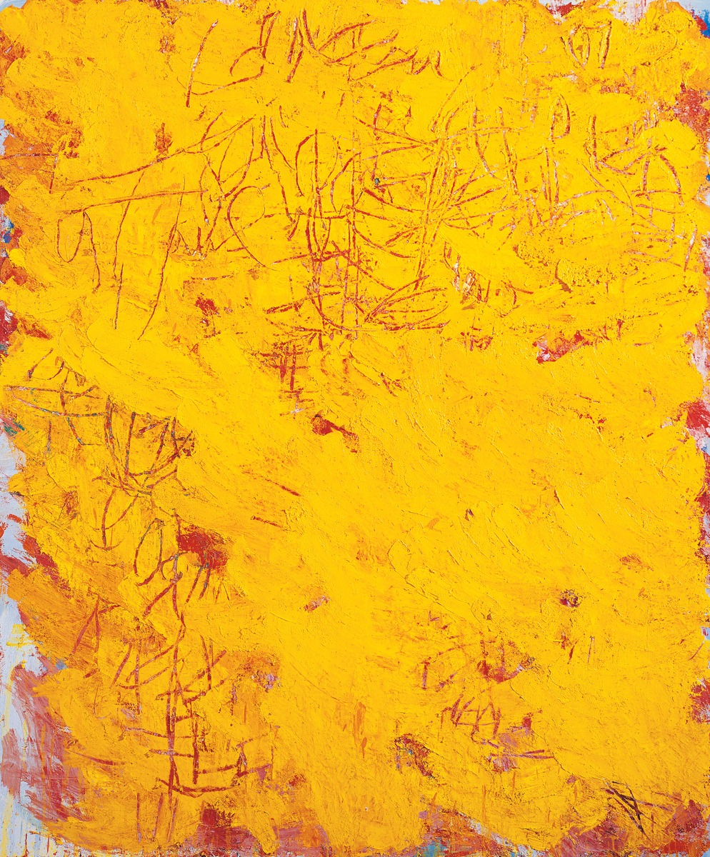 Aida Tomescu, 'Blue Eye', 2008, oil on linen, 184 x 154cm