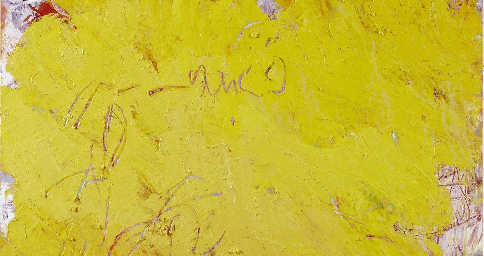 Aida Tomescu, Ultraviolet 2009, oil, pastel and oil pigment on linen, 184 x 154cm