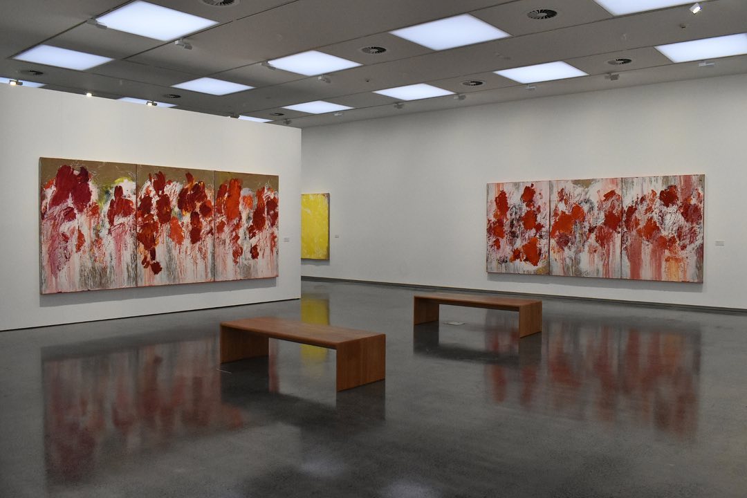 Installation view, Aida Tomescu, Unfolding Presence