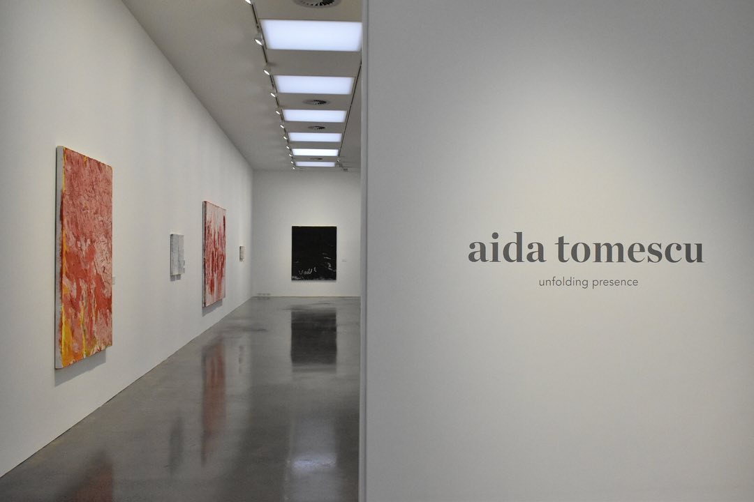 Installation view, Aida Tomescu, Unfolding Presence