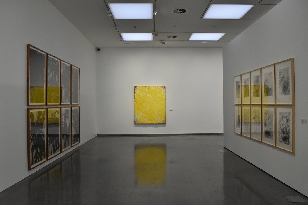 Installation view, Aida Tomescu, Unfolding Presence