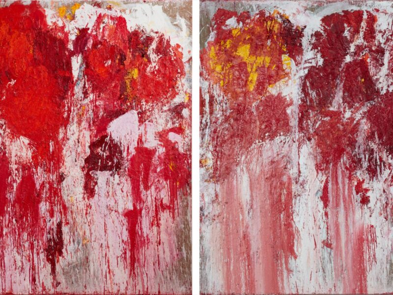Aida Tomescu, With the Crimson word & With the Crimson word I, 2022