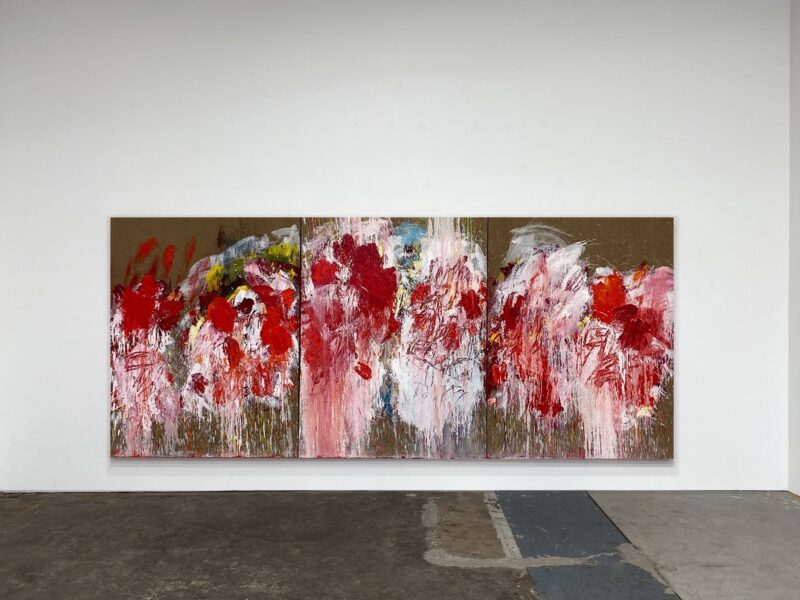 Aida Tomescu, A Long Line of Sand III (installation view), 2021