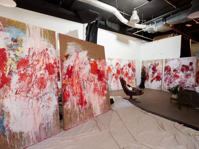 Aida Tomescu, Aida Tomescu's studio, 2021