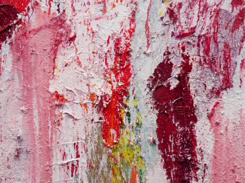 Aida Tomescu, detail ‘Folded in Three’, Art Basel Hong Kong, Booth 1D48, 2022