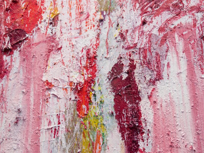 Aida Tomescu, detail ‘Folded in Three’, Art Basel Hong Kong, Booth 1D48, 2022