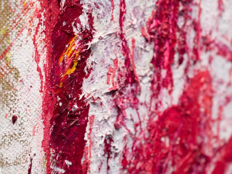 Aida Tomescu, detail ‘Folded in Three’, Art Basel Hong Kong, Booth 1D48, 2022