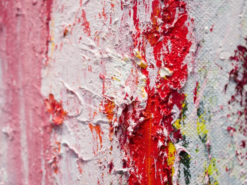 Aida Tomescu, detail ‘Folded in Three’, Art Basel Hong Kong, Booth 1D48, 2022