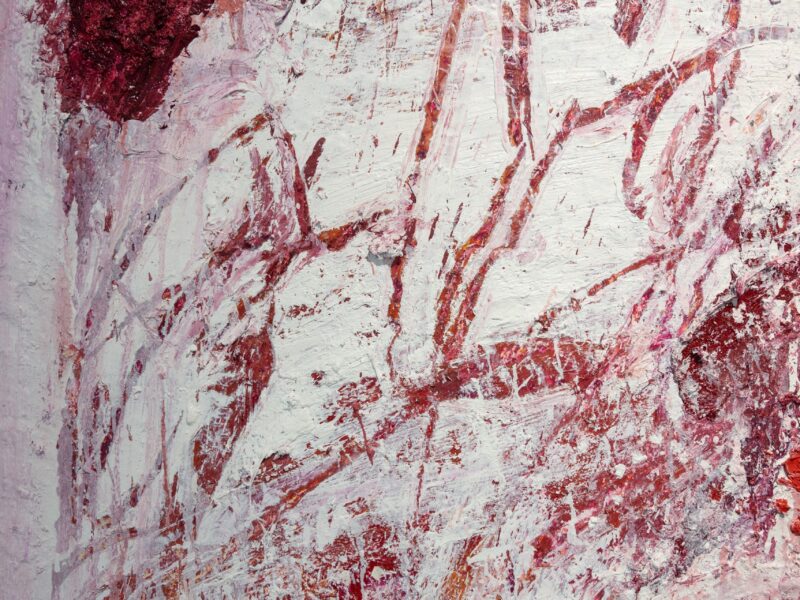 Aida Tomescu, Detail, The Open Wounds of White Clouds III, Flowers Gallery, Hong Kong, 2019