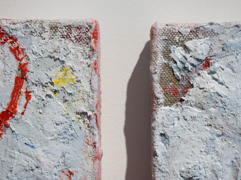 Aida Tomescu, Details, Silverpoint IV and III, 2021
