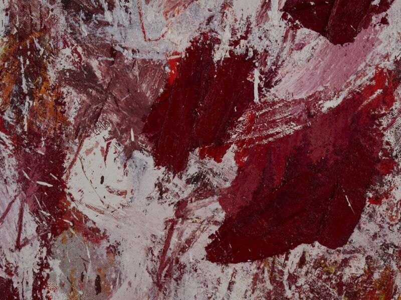 Aida Tomescu, Folded into the white of my words (detail 2), 2019
