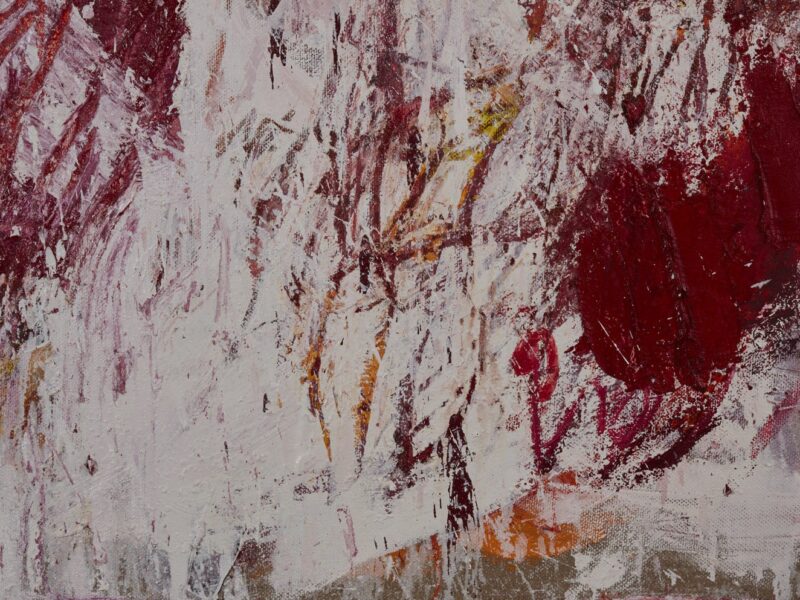 Aida Tomescu, Folded into the white of my words (detail 3), 2019