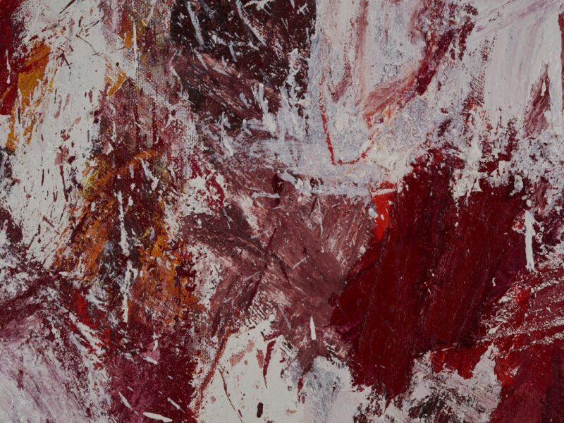 Aida Tomescu, Folded into the white of my words (detail 4), 2019