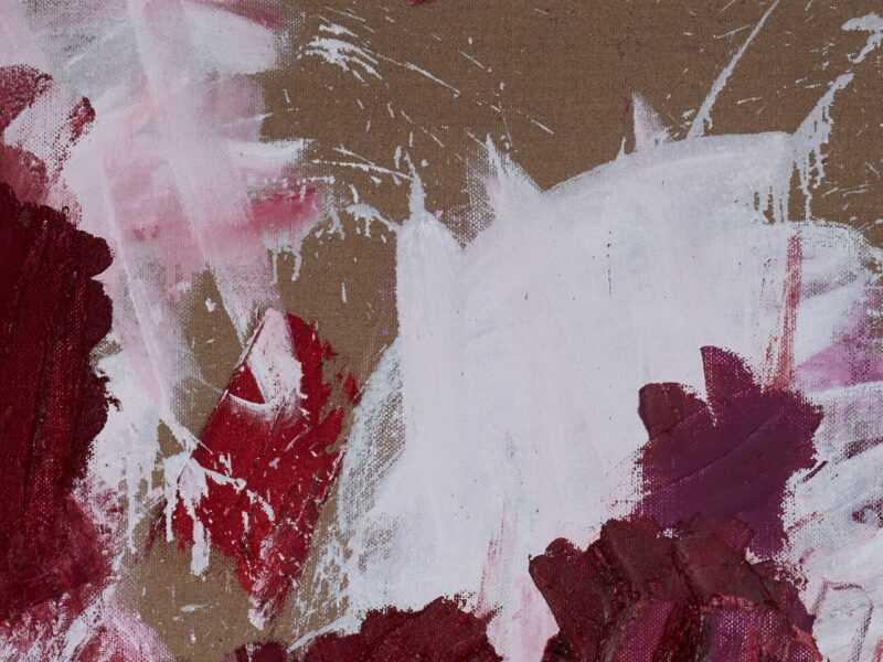 Aida Tomescu, Folded into the white of my words III (detail), 2019