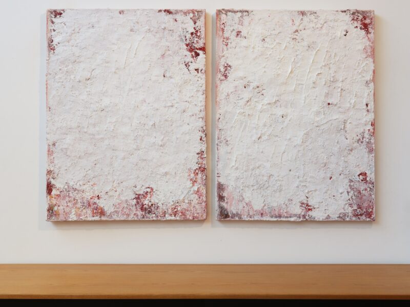 Aida Tomescu, Installation 4 THE EAR IN THE RIVER AND THE PRAYER IN THE STONE, 2022