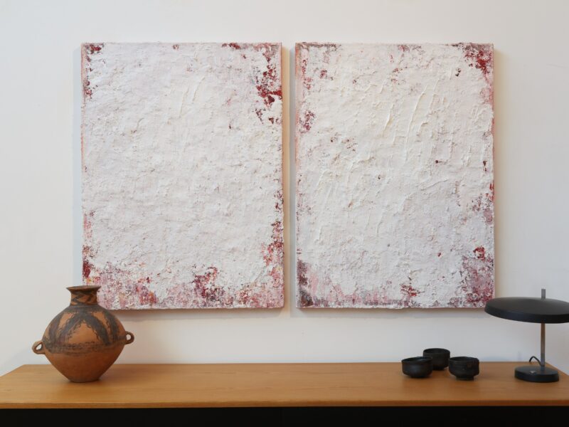 Aida Tomescu, Installation 8 THE EAR IN THE RIVER AND THE PRAYER IN THE STONE, 2022