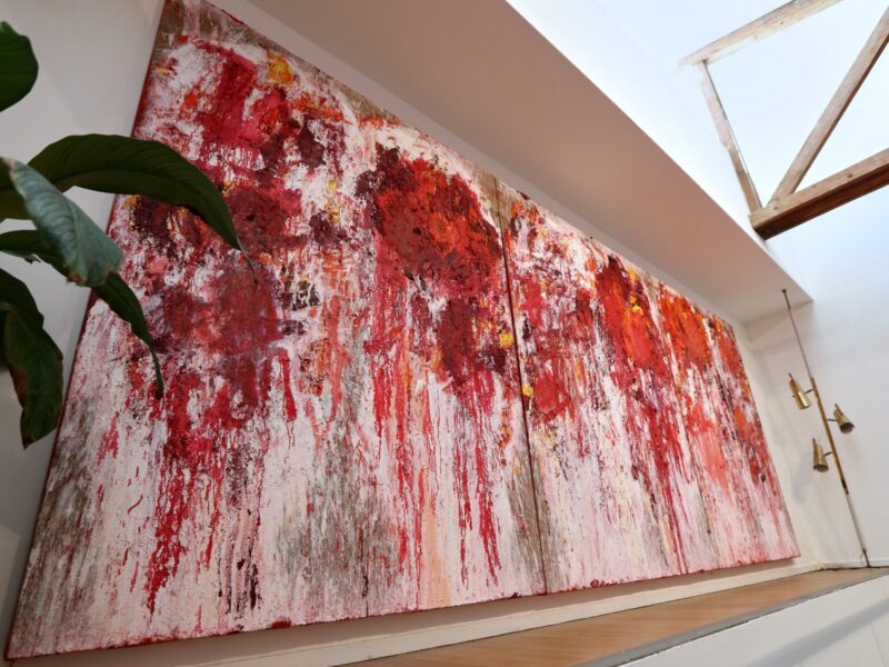 Aida Tomescu, Installation 9 THE EAR IN THE RIVER AND THE PRAYER IN THE STONE, 2022