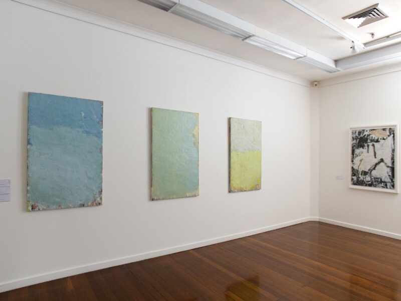 Aida Tomescu, installation view 1, ANU Drill Hall Gallery, Paintings and Drawings, 2009