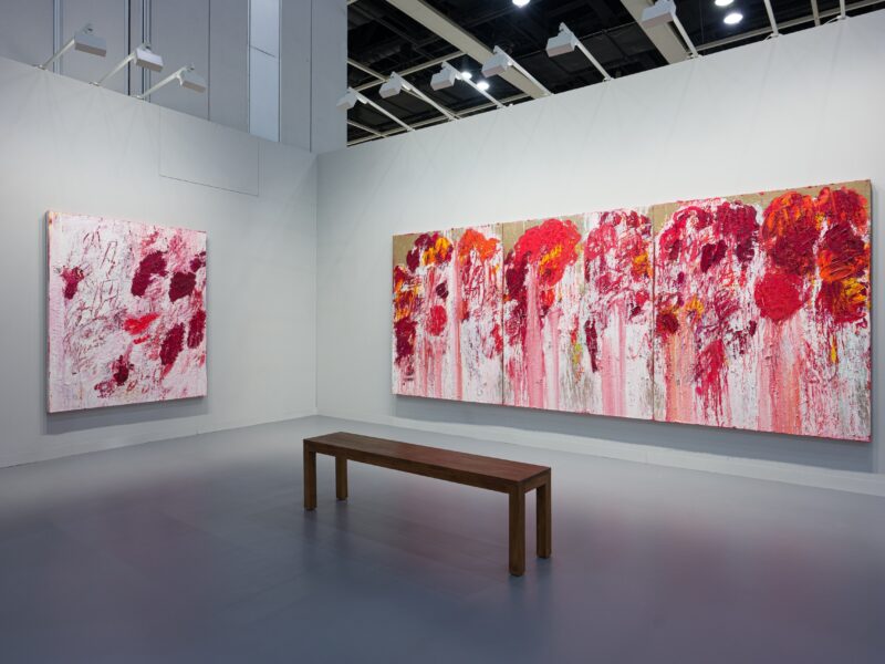 Aida Tomescu, Installation view 1, Art Basel Hong Kong, Booth 1D48, 2022