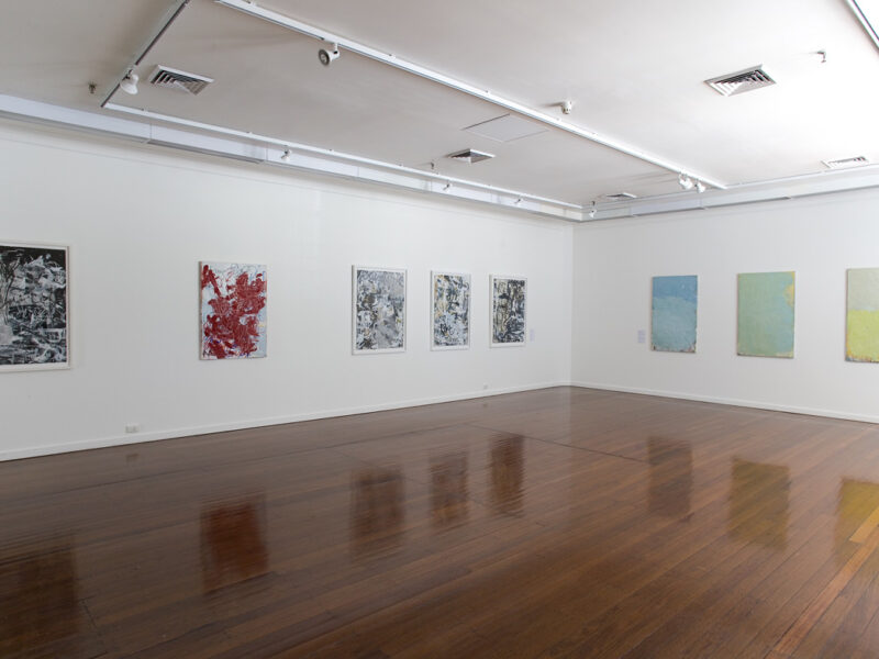 Aida Tomescu, installation view 16, ANU Drill Hall Gallery, Paintings and Drawings, 2009