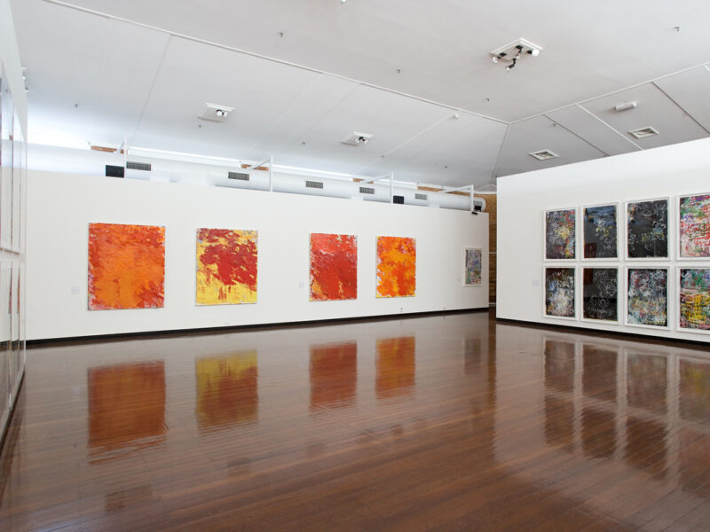 Aida Tomescu, installation view 17, ANU Drill Hall Gallery, Paintings and Drawings, 2009