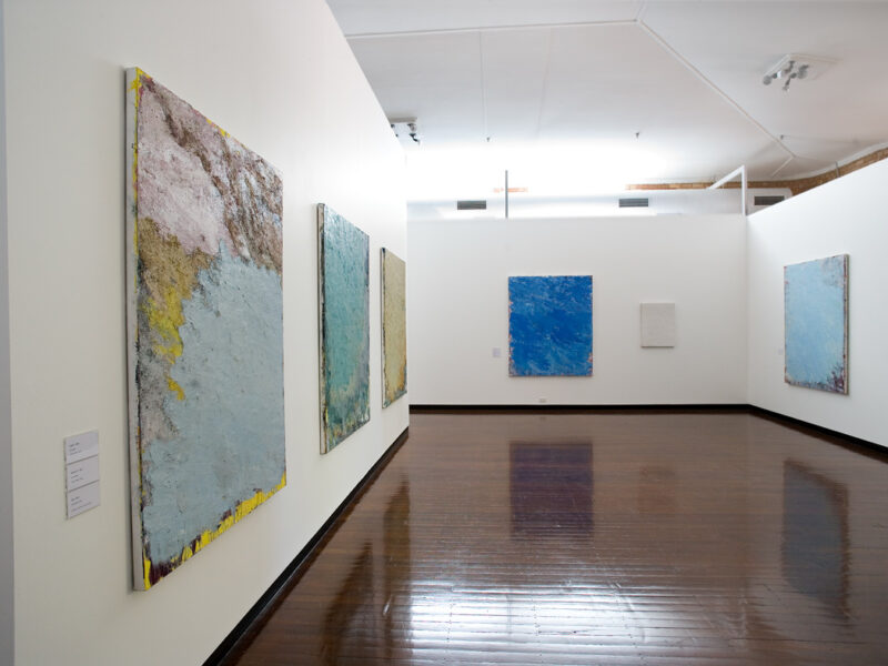 Aida Tomescu, installation view 2, ANU Drill Hall Gallery, Paintings and Drawings, 2009