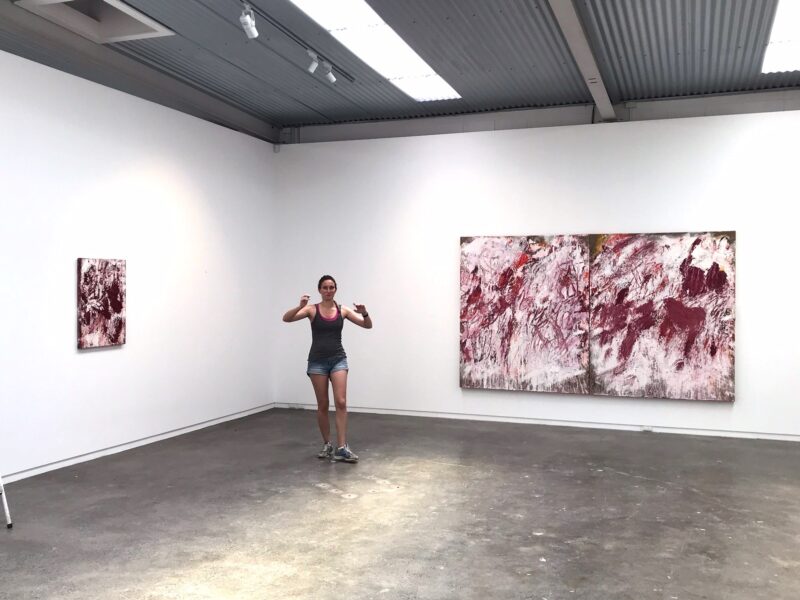 Aida Tomescu, Installation view 2, WET WET WET, Fox Jensen McCrory, Auckland, 2019