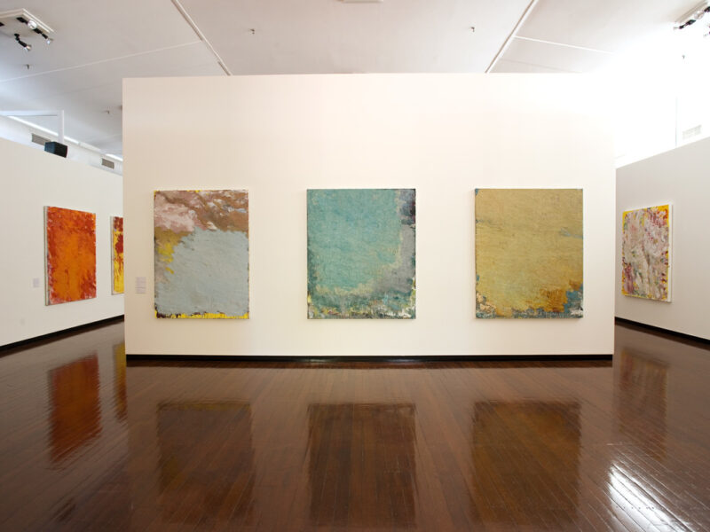 Aida Tomescu, installation view 21, ANU Drill Hall Gallery, Paintings and Drawings, 2009