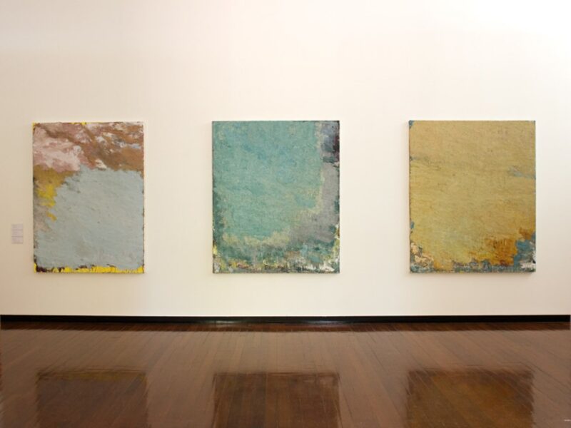 Aida Tomescu, installation view 21 (detail), ANU Drill Hall Gallery, Paintings and Drawings, 2009