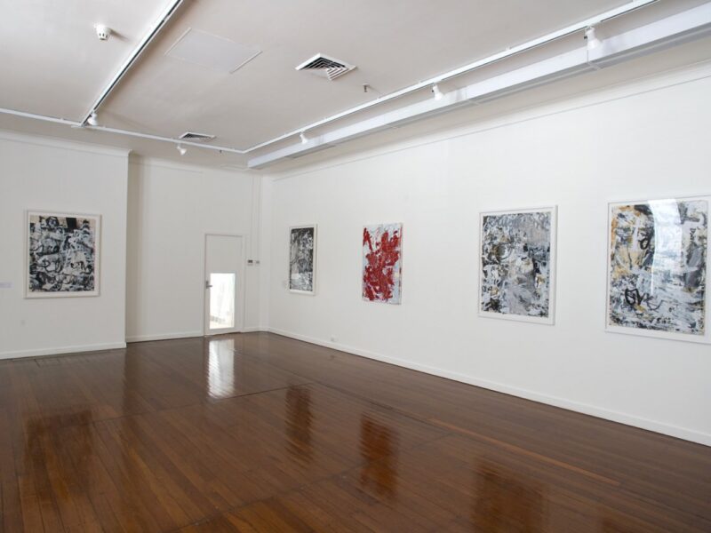 Aida Tomescu, installation view 5, ANU Drill Hall Gallery, Paintings and Drawings, 2009
