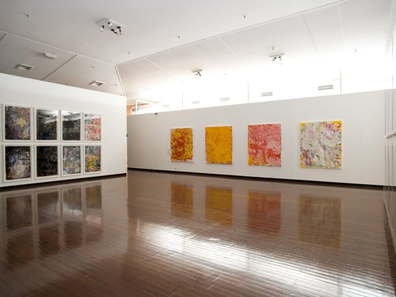 Aida Tomescu, installation view 6, ANU Drill Hall Gallery, Paintings and Drawings, 2009