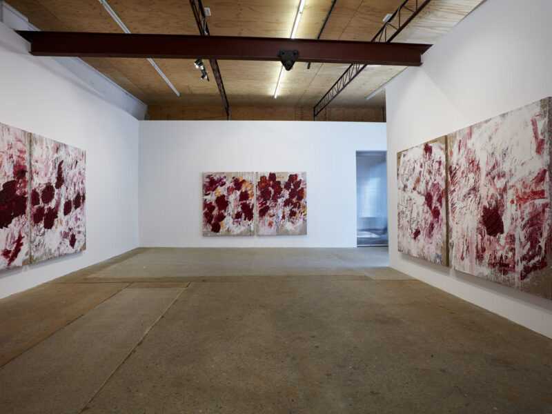 Aida Tomescu, Installation view: 8