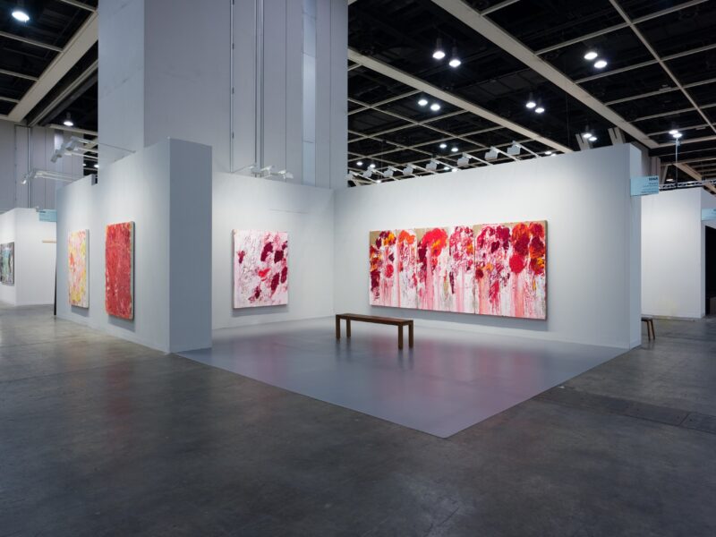 Aida Tomescu, Installation view 9, Art Basel Hong Kong, Booth 1D48, 2022