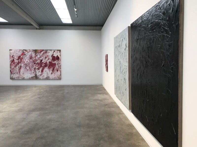 Aida Tomescu, Installation view (detail) 9, WET WET WET, Fox Jensen McCrory, Auckland, 2019