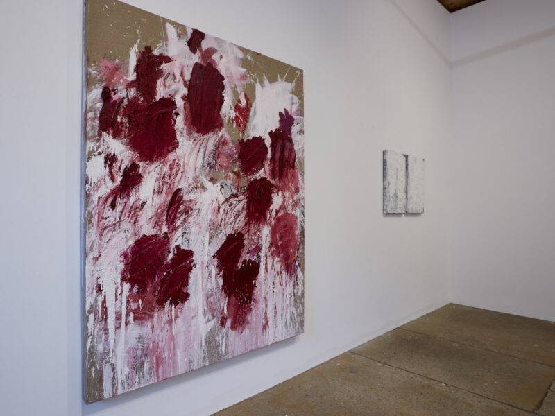 Aida Tomescu, Installation view: Folded into the white of my words III 2019