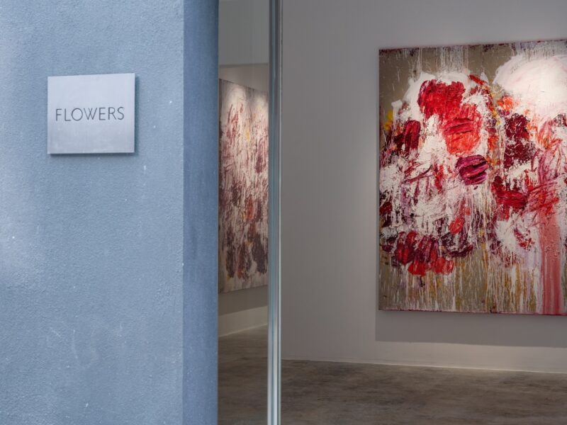 Aida Tomescu, Installation view of Into a Carpet Made of Water, Flowers Gallery, Hong Kong, 2021
