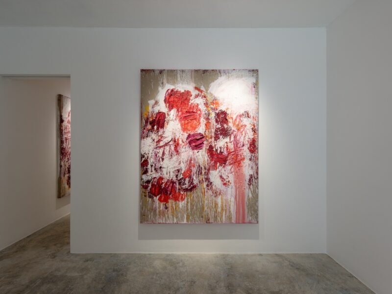 Aida Tomescu, Installation view of Into a Carpet Made of Water, Flowers Gallery, Hong Kong, 2021