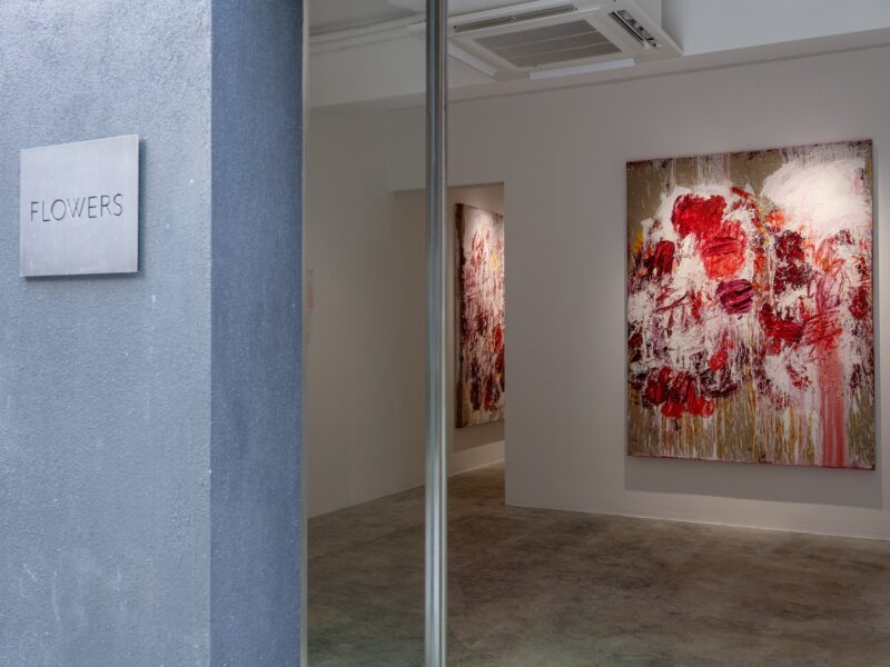 Aida Tomescu, Installation view of Into a Carpet Made of Water, Flowers Gallery, Hong Kong, 2021