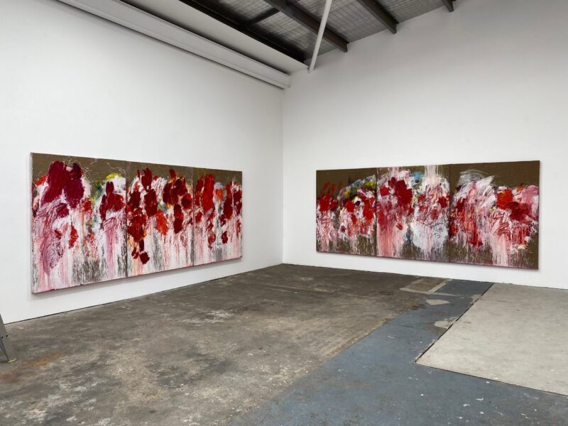 Aida Tomescu, Installation view, The Long Line of Sand, 2021