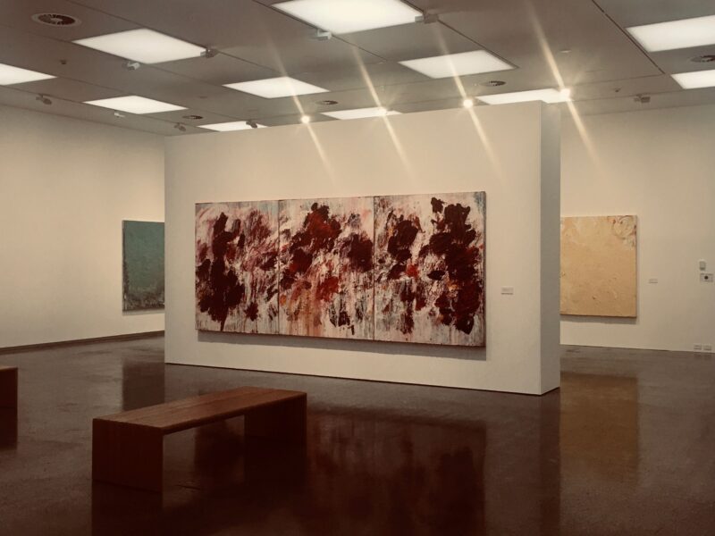 Aida Tomescu, Installation view, Unfolding Presence, Orange Regional Gallery, 2021