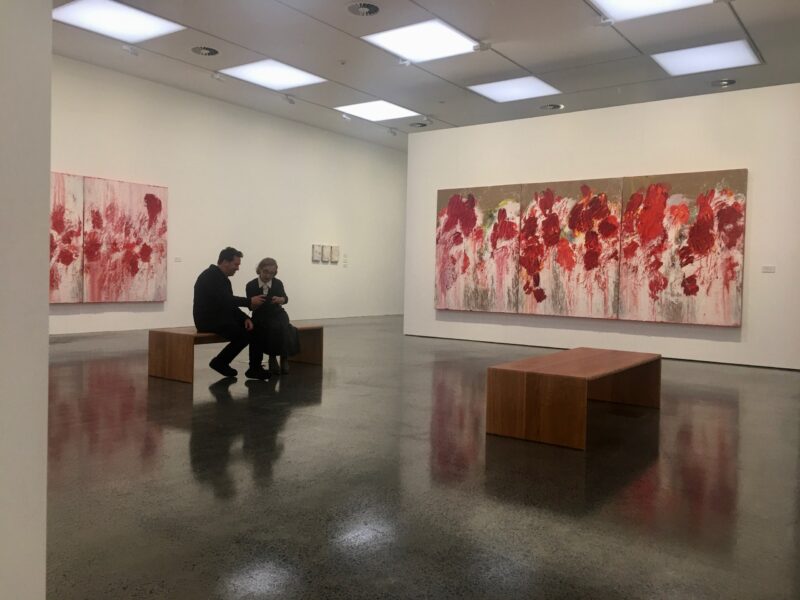Aida Tomescu, Installation view, Unfolding Presence, Orange Regional Gallery, 2021
