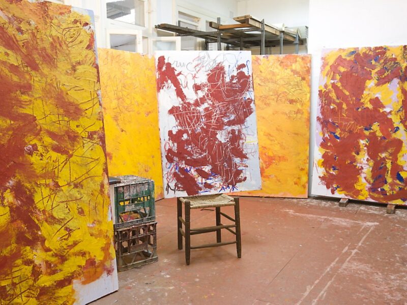 Aida Tomescu, Ravel Exhibition Studio Shot 16