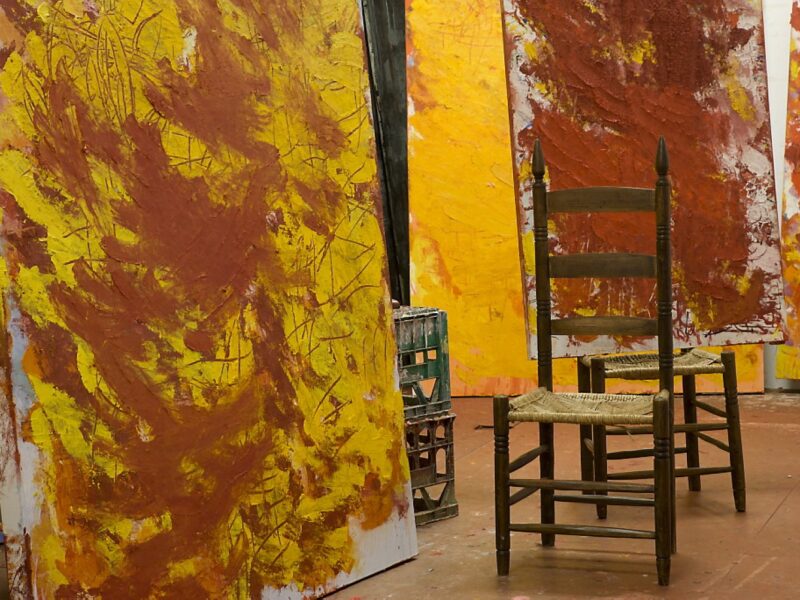 Aida Tomescu, Ravel' Exhibition Studio Shot 2