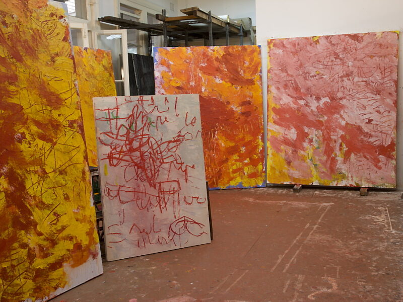 Aida Tomescu, Ravel Exhibition Studio Shot_27, 2008