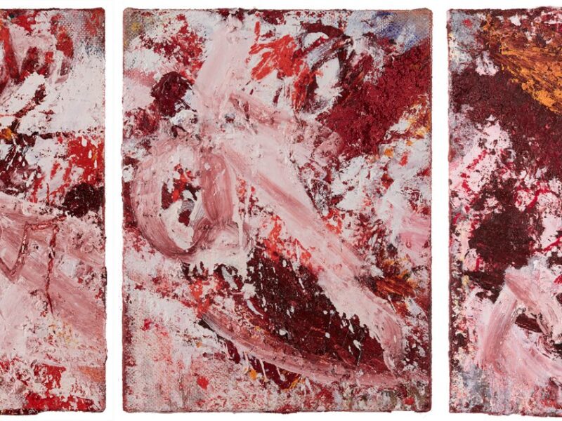 Aida Tomescu, Rocks in the sky V, VI, VII, 2017