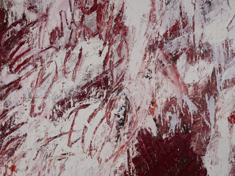 Aida Tomescu, Sewn on to stones in the sky (Installation view), 2019