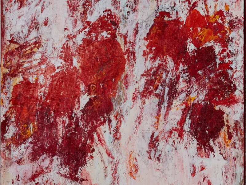 Aida Tomescu, The ear in the river and the prayer in the stone I, 2022