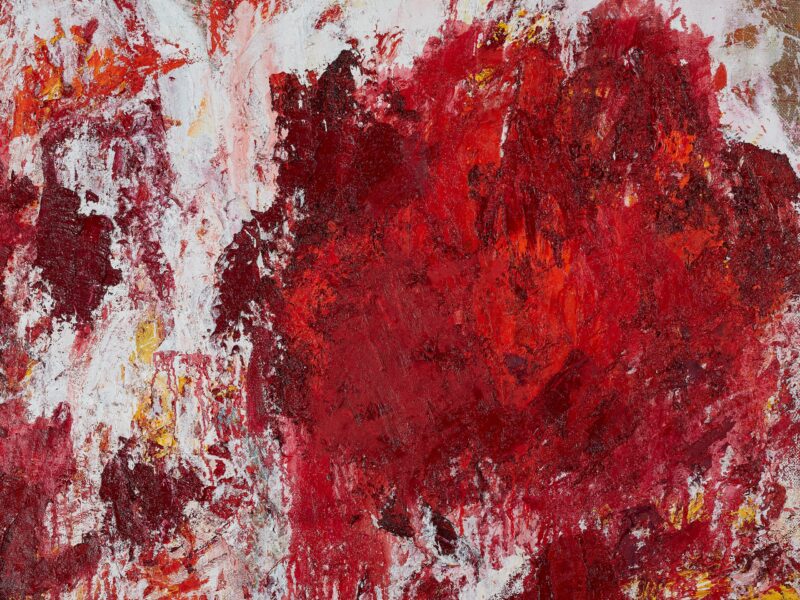 Aida Tomescu, The ear in the river and the prayer in the stone II (detail), 2022